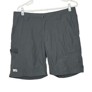 Cabela’s Gray Nylon UPF 50 Cargo Shorts Sz 12